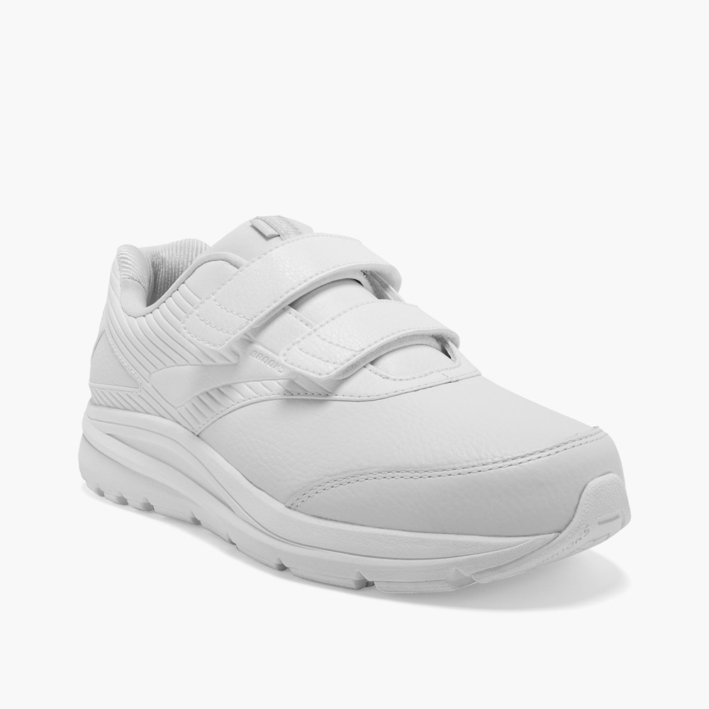 Chaussure Running Brooks Addiction Walker V-Strap 2 Blanche Blanche Femme | ICR-0974231